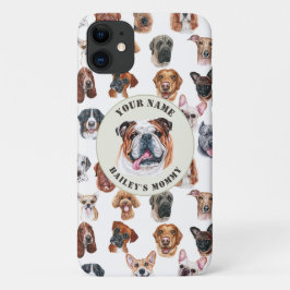 Capa Para iPhone 11 Buldogue inglês e amigos personalizados