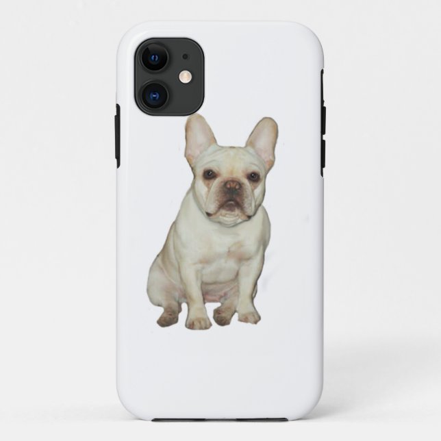 Capa Para iPhone 11 Bulldog Francês (B) - Fawn (Verso)
