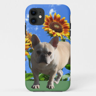 Capa Para iPhone 11 Bulldogs franceses 5 Barely iPhone There Case
