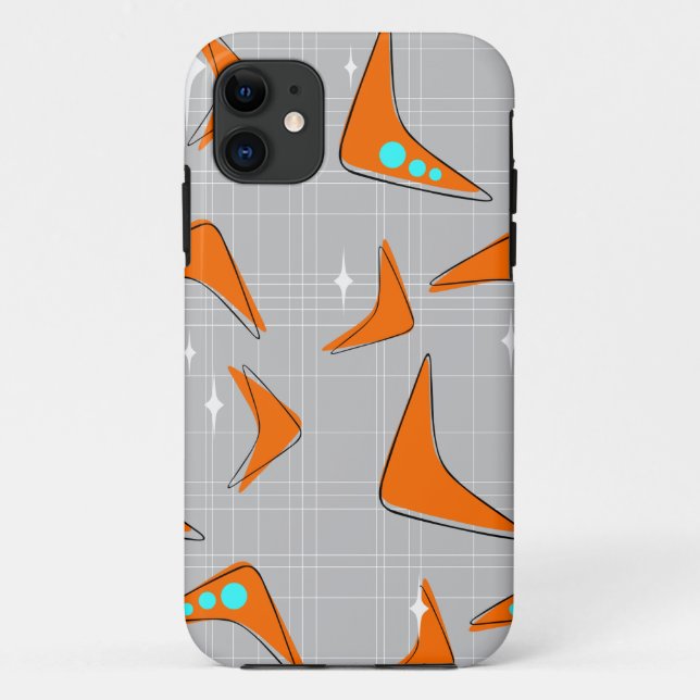 Capa Para iPhone 11 Bumerangues e Estrelas (Verso)