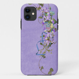 Capa Para iPhone 11 Buquê da íris e da hera