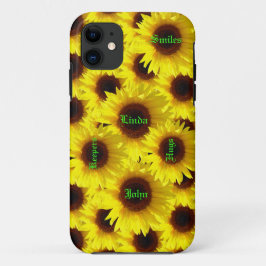 Capa Para iPhone 11 Buquês de girassol