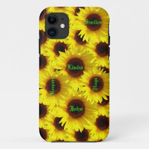 Capa Para iPhone 11 Buquês de girassol