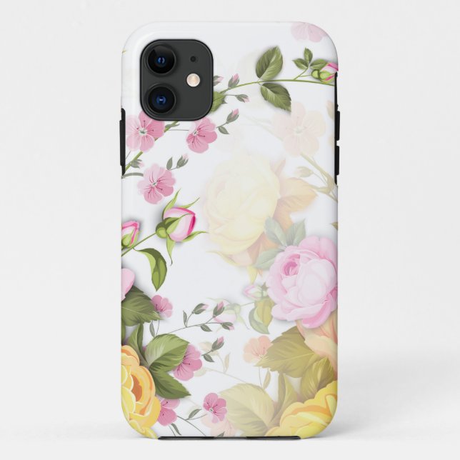 Capa Para iPhone 11 Buquês dos Rosas 4 (Verso)