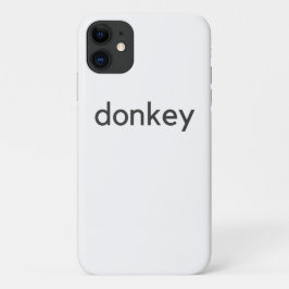 Capa Para iPhone 11 burro escuro