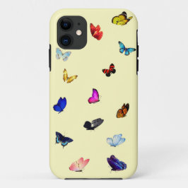 Capa Para iPhone 11 Butterflies iPhone 11 Caso Difícil