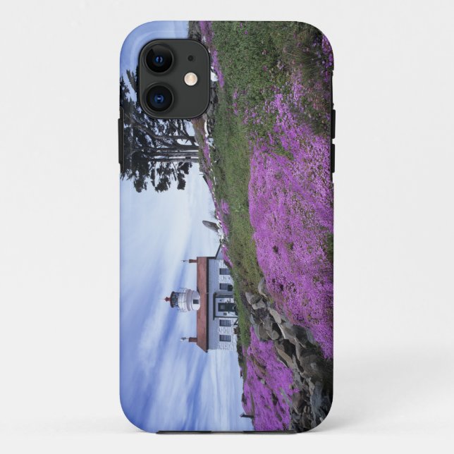Capa Para iPhone 11 CA, Crescent City, farol de Battery Point com (Verso)
