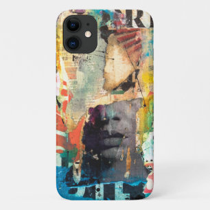 Capa Para iPhone 11 Cabeça de Colagem