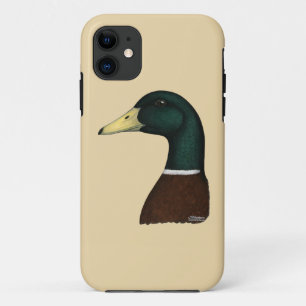 Capa Para iPhone 11 Cabeça de Drake do pato selvagem