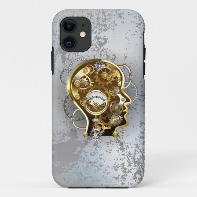 Capa Para iPhone 11 Cabeça de galo com manômetro (Verso)