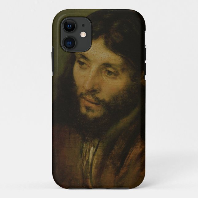 Capa Para iPhone 11 Cabeça do cristo, c.1648 (óleo em canvas) (Verso)