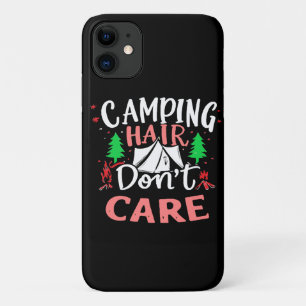 Capa Para iPhone 11 Cabelo de Acampamento Não Liga Engraçado