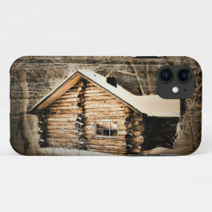 Capa Para iPhone 11 Cabina Rústica Na Natureza Selvagem