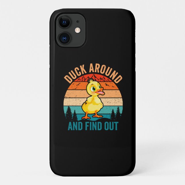Capa Para iPhone 11 Cabra em Volta e Descobre (Verso)