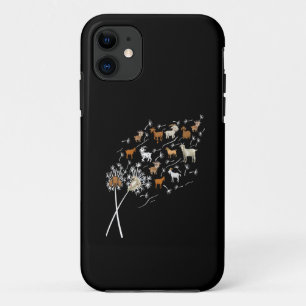 Capa Para iPhone 11 Cabras Femininas Dandelion Flor Silvestre Floral G
