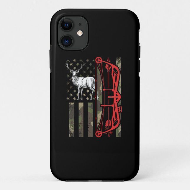 Capa Para iPhone 11 Caça ao caçador de veados (Verso)