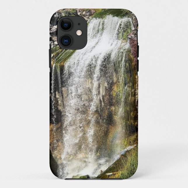 Capa Para iPhone 11 Cachoeira Paulina Creek, OR (Verso)