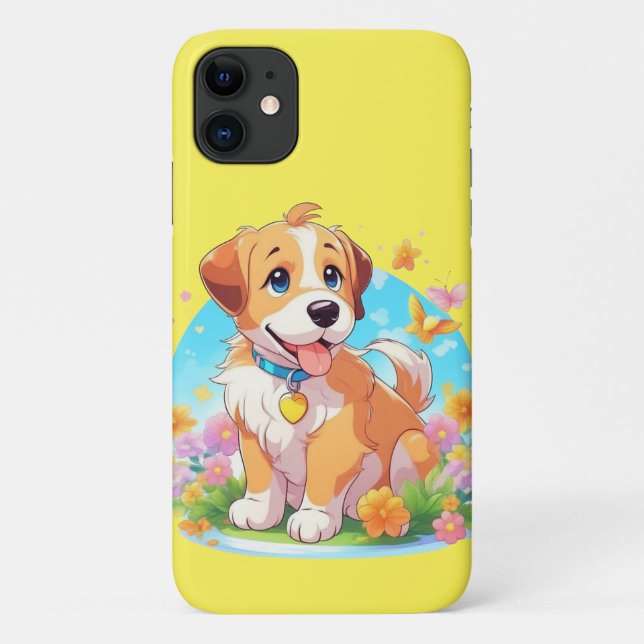 Capa Para iPhone 11 Cachorro Cachorro (Verso)