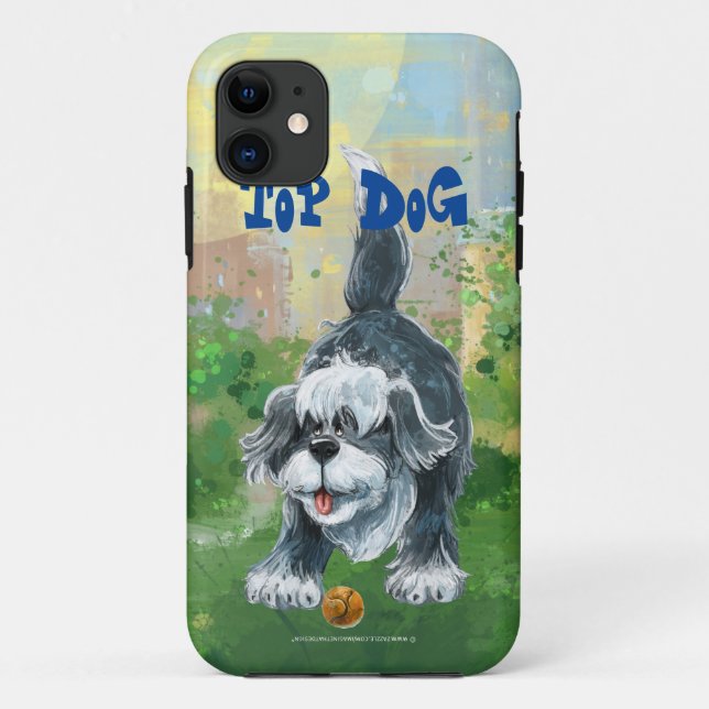 Capa Para iPhone 11 Cachorro Cachorro Cachorro (Verso)