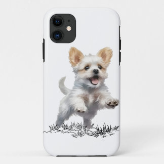 “Capa para iPhone 11 Cachorro Fofo – Capinha de Pr
