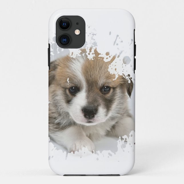 Capa Para iPhone 11 Cachorro Louco (Verso)