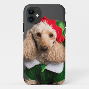 Capa Para iPhone 11 Cachorro na Figurina de Elf