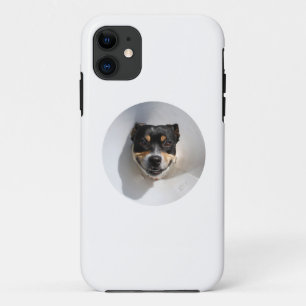 Capa Para iPhone 11 Cachorro sorridente engraçado