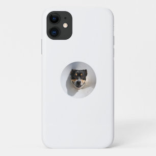 Capa Para iPhone 11 Cachorro sorridente engraçado