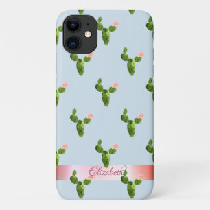 Capa Para iPhone 11 Cacto De Aquarela, Strike - Personalizado