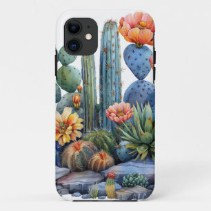 Capa Para iPhone 11 Cactos e suculentos sangrentos