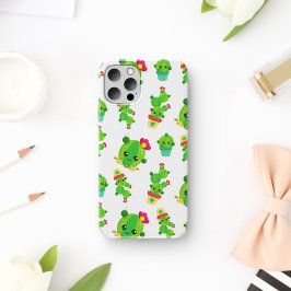 Capa Para iPhone 11 Cactus Bonito, Cactus Verde, Padrão De Cactus