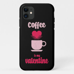 Capa Para iPhone 11 Café É Meu Namorados   Oferta de namorados engraça