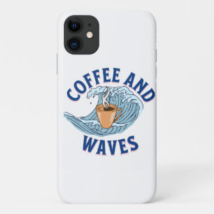 Capa Para iPhone 11 Café e Ondas