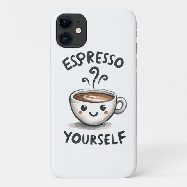 Capa Para iPhone 11 Café Espresso Yourself (Verso)