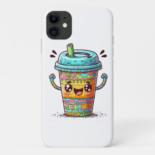 Capa Para iPhone 11 Café Kawai