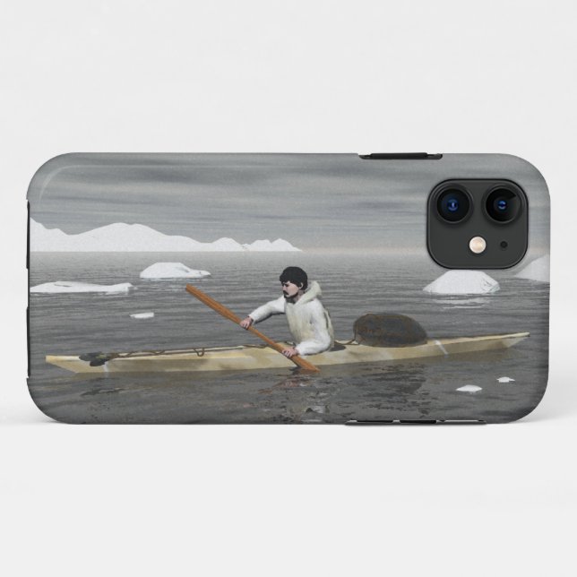 Capa Para iPhone 11 Caiaque Inuit (Verso (horizontal))