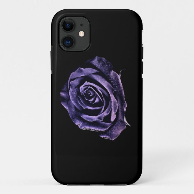 Capa Para iPhone 11 caisse d'iPod de rosa de pourpre (Verso)