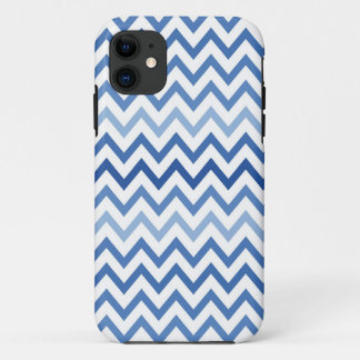 Capa Para iPhone 11 Caixa azul do iPhone 5 do teste padrão de Chevron