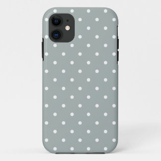 Capa Para iPhone 11 Caixa cinzenta do iPhone 5/5S das bolinhas do