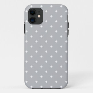 Capa Para iPhone 11 Caixa cinzenta do iPhone 5/5S das bolinhas do