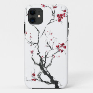 Capa Para iPhone 11 Caixa da flor de cerejeira