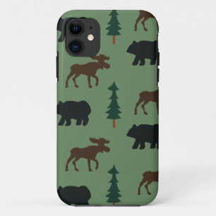 Capa Para iPhone 11 Caixa do Casemate do iPhone 5 dos alces do urso da