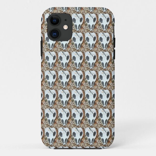 Capa Para iPhone 11 caixa do crânio de dia del muerte (Verso)