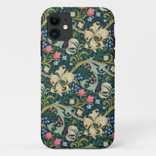 Capa Para iPhone 11 Caixa dourada do iPhone 5/5S dos lírios mal lá