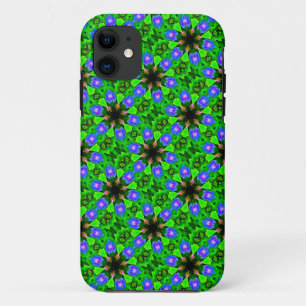 Capa Para iPhone 11 caixa geométrica verde