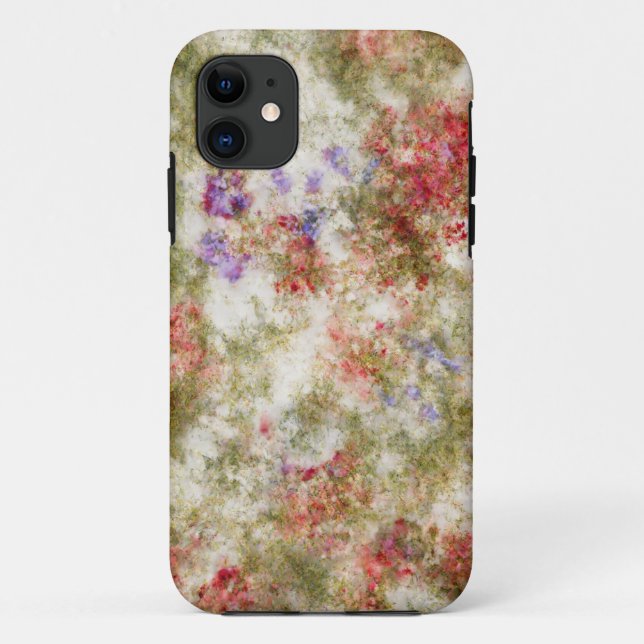 Capa Para iPhone 11 Caixa móvel de Buquê de flor selvagem (Verso)
