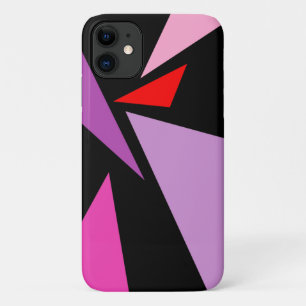 Capa Para iPhone 11 Caixa preta violeta vermelha do iPhone 7 dos