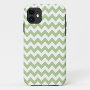 Capa Para iPhone 11 Caixa verde do iPhone 5/5S de Margarita Chevron