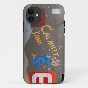 Capa Para iPhone 11 Calamity Jane B- 24 Nose Art (Vintage Fuselage) iP