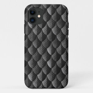 Capa Para iPhone 11 Calça do Dragão de Couro - Escala de Armamento c